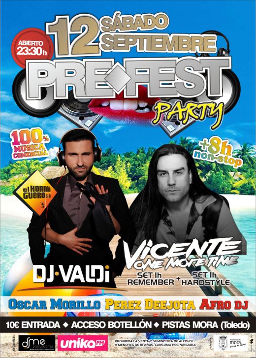 Pre-Fest Party  en Mora (Toledo)